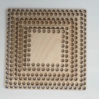 Wooden Basket Base - Square