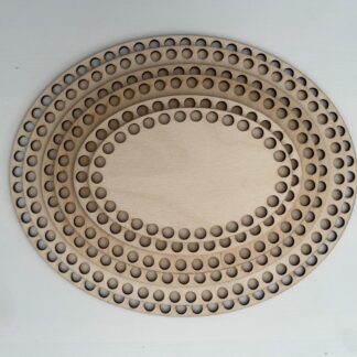 Wooden Basket Base - Oval