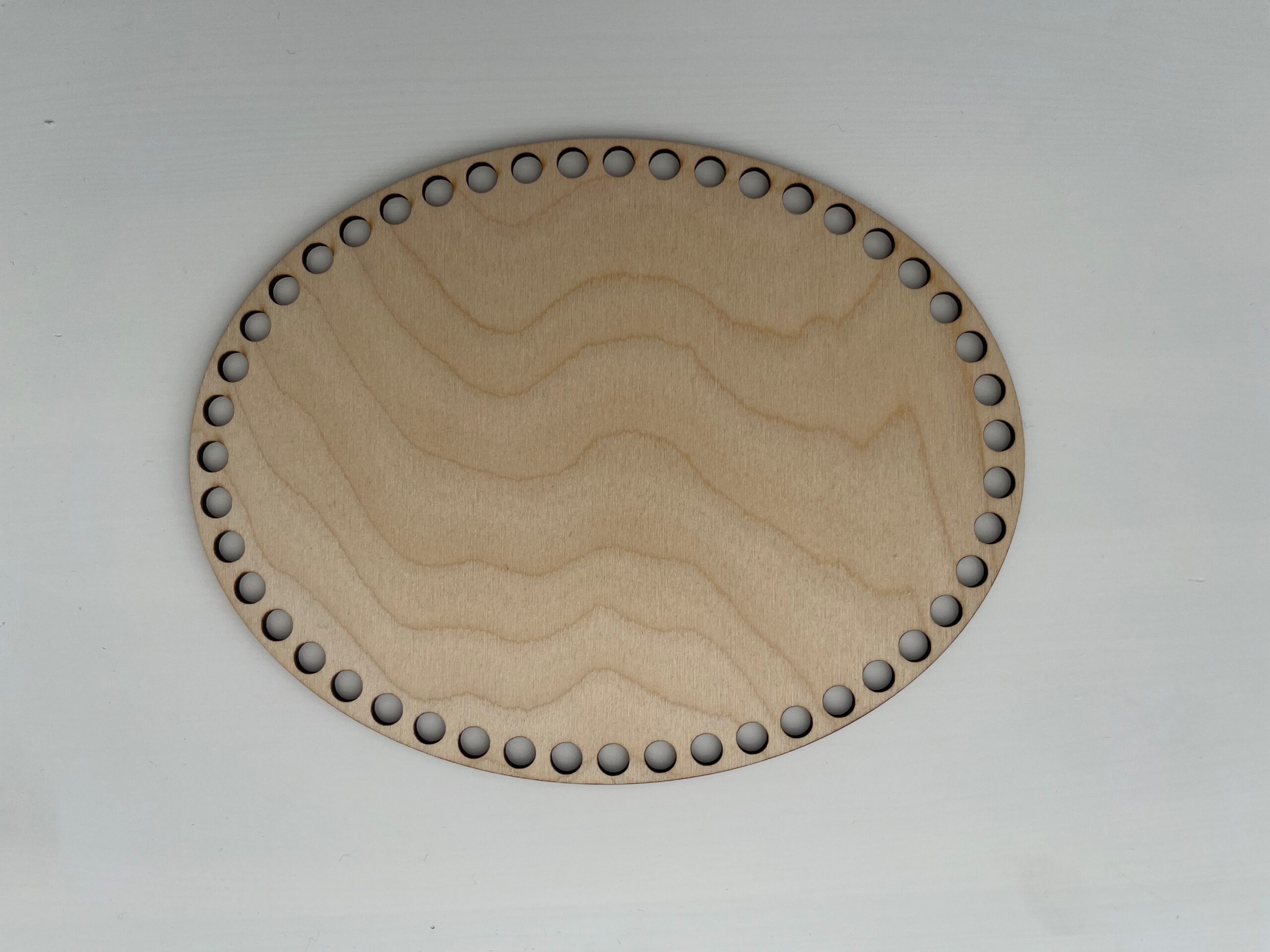 Wooden Basket Base - Oval - Image 6