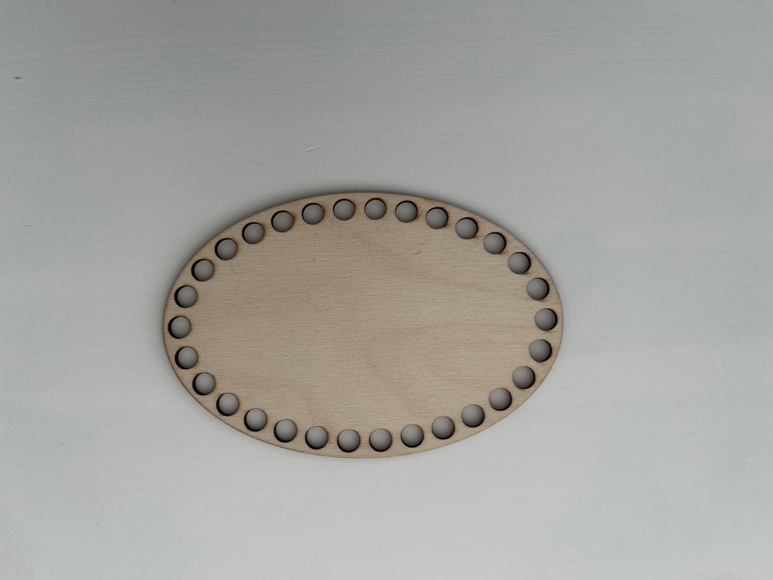 Wooden Basket Base - Oval - Image 3