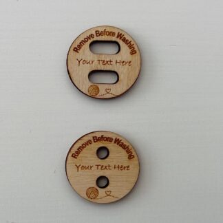 Detachable Pom-Pom Buttons - Personalised