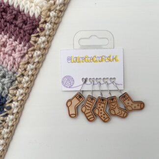 Sock Shaped Stitch Markers
